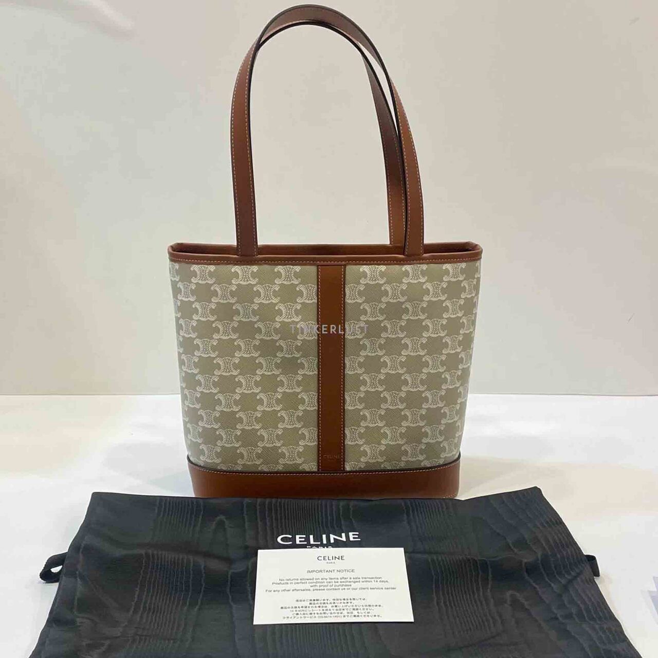 直営店買付☆☆【CELIEN】Small Cabas In Triomphe Canvas 191542CIM.